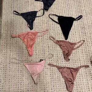 Set of 7 Women's G String Panties